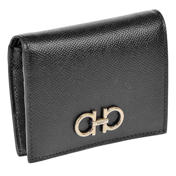 Rakuten - サルヴァトーレ フェラガモ Salvatore Ferragamo / 二つ折財布 #22D780PEBBLE-NER---726-512