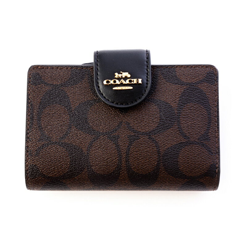 Rakuten - コーチ COACH / 二つ折財布 #C0082 IMAA8 ブラウン/ブラック