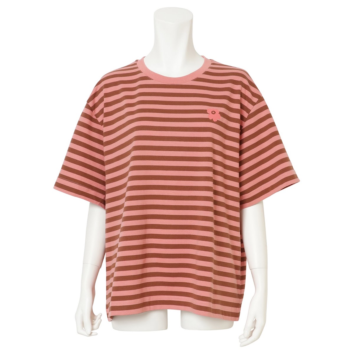 マリメッコ MARIMEKKO / Tildra Tasaraita Unikko T-Shirt Tシャツ Mサイズ #091126 846 M