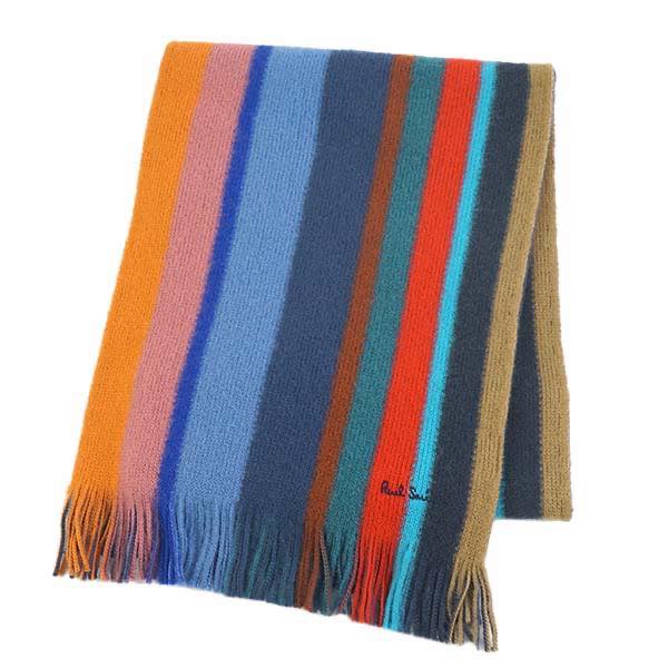 ポール・スミス PAUL SMITH / MIKE STRIPE SCARF マフラー #355E AS10 47 BL