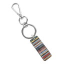 ポール・スミス PAUL SMITH / MEN KEYRING STRIPE TAG キーリング #M1AKER ASTAG 92 MULTI COLOURED