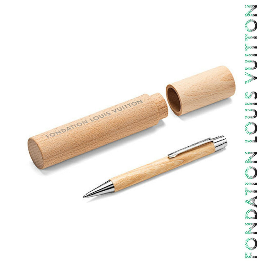 Rakuten - フォンダシオン ルイ・ヴィトン FONDATION LOUIS VUITTON / FLV美術館 限定 ボールペン #Wooden Pen 母の日 ギフト プレゼント