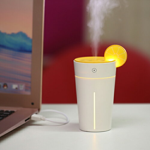 タンブラーデザイン USB卓上加湿器 超音波式 静音【あす楽対応】【送料無料】 | 超音波 卓上 ミニ 小型 デスク 加湿器 USB コンパクト 卓上加湿器 オフィス おしゃれ 加湿機 上から給水 オシャレ かわいい 可愛い 静か 超音波式加湿器 超音波加湿器 車