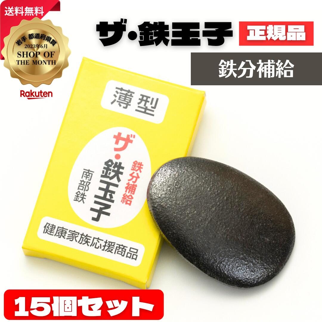 【まとめ買い】ザ・鉄玉子 15個セット 薄型 正規品 南部鉄器 鉄分補給 南部鉄 本場 岩手県奥州市水沢産 産地直送 ギフト用