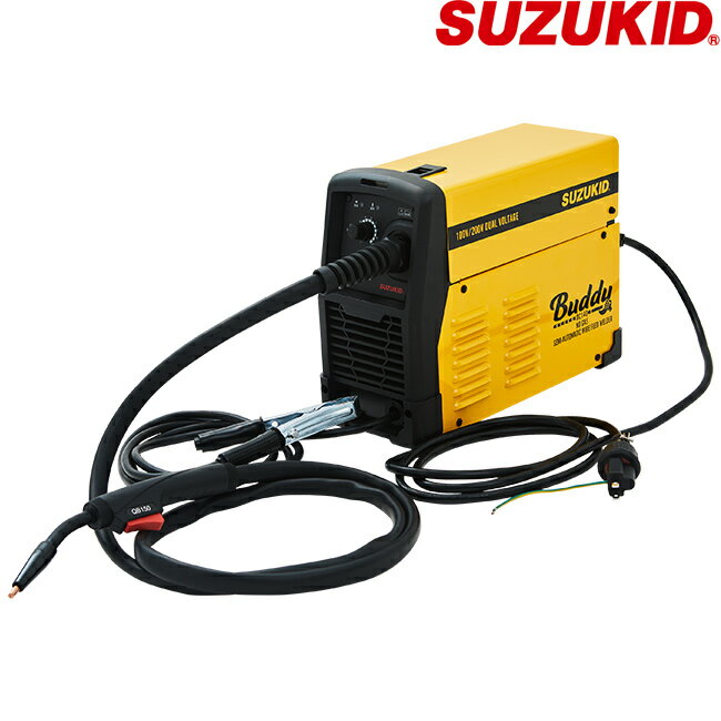 SUZUKID Buddy140【SBD-140】 100V 200V 兼用 インバータノンガス 半自動溶接機 Buddy 140