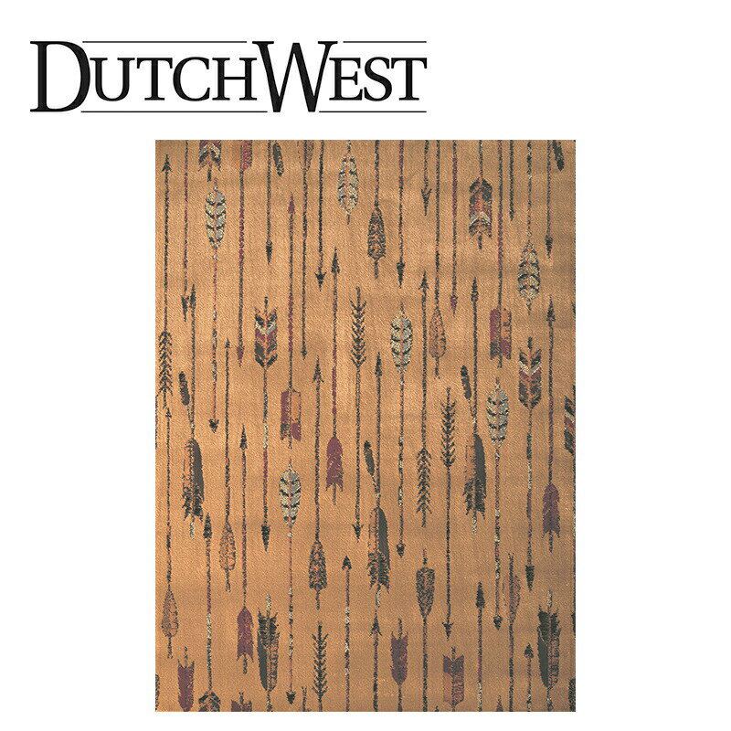 ダッチウエストジャパン(Dutchwest Japan) ラグ アフィニティコレクション キルテッドアロー ルームサイズ 【UW06317】| 絨毯 厚手 アメリカン 柄 アンティーク 風 薪 高品質 おしゃれ かっこいい カントリー 立体感 カーペット