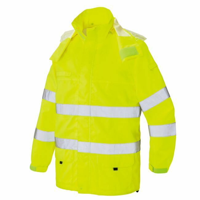 AZ-562405 アイトス 高視認性レインジャケット ｜ 作業着 作業服 オフィス ユニフォーム メンズ レディース