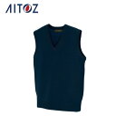 AZ-7860 アイトス Vネックベスト(男女兼用) | 作業着 作業服 オフィス ユニフォーム メンズ レディース