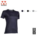 ウンドウ wundow P920 ウィメンズアウトドアデオドラントTシャツ 抗菌防臭 反射 | 半袖 レディース大きいサイズ ビック 無地 作業着 ポリエステル...