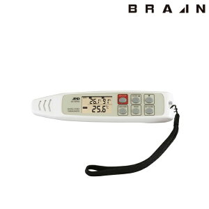 BRAIN ブレイン 携帯型 熱中症指数・温湿度計 AD-5694A | 熱中症 wbgt 測定器 アラーム 温度計 温度湿度計