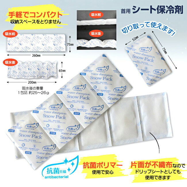 BRAIN ブレイン アイスバックWダブル専用保冷剤セット BR-571 | 夏 クール 涼しい ...