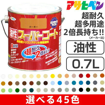 アサヒペン油性スーパーコート(0.7L)
