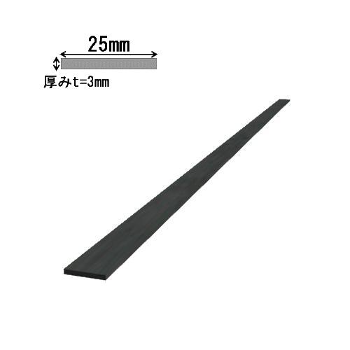 平鋼 FB-3×25 黒皮 長さ:1000mm ｜ 屋外 屋内 加工 DIY 切断 溶接 材料 鉄