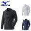 ミズノ mizuno ワークポロシャツ 長袖 C2JA8181 | ポロシャツ 長袖 メンズ ボタンダウン 白 黒 無地 速..