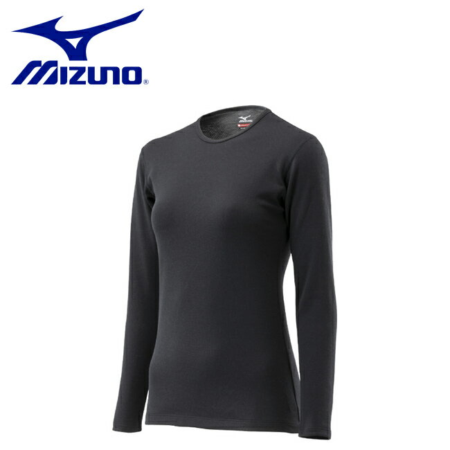 楽天資材プラスミズノ mizuno ブレスサーモ アンダーウエア C2JAA831 中厚 for Active クルーネック長袖シャツ レディース | 2024 2024年 新モデル 最新 新作 あったか あったかい 暖かい 温かい あたたかい 秋 冬 秋冬