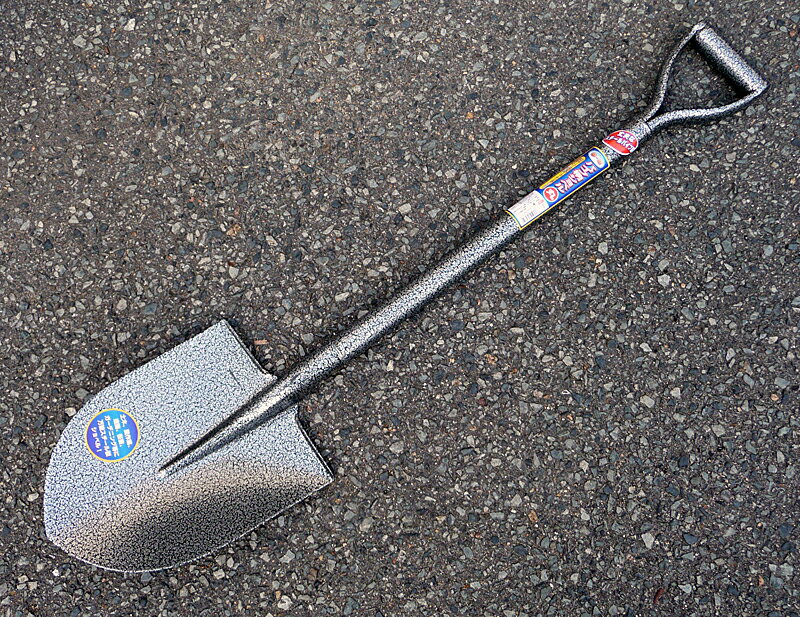 【お届け先は法人様のみの商品になります。個人宛には送れません。】8−8　パイプ柄ショベル　丸型　SH503