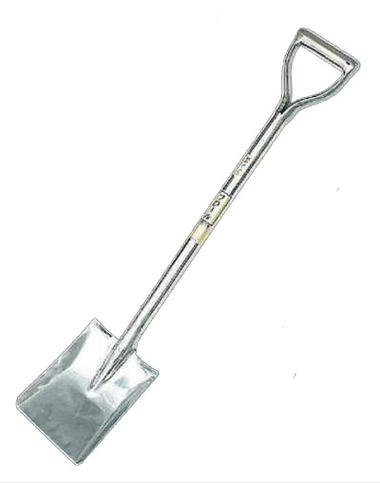 フジカワ　M25140 鍛造　オールステンレス　スコップ　角先　中　（先巾160mm　丈890mm）