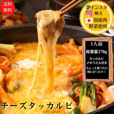 【 送料無料 】韓国料理 韓国グルメ 韓国 食品 チーズ タッカルビ 1人用 〆のうどん付 お取り寄せ グルメ ホーム 2022 夏 アウトドア バーベキュー ひとり BBQ 韓流