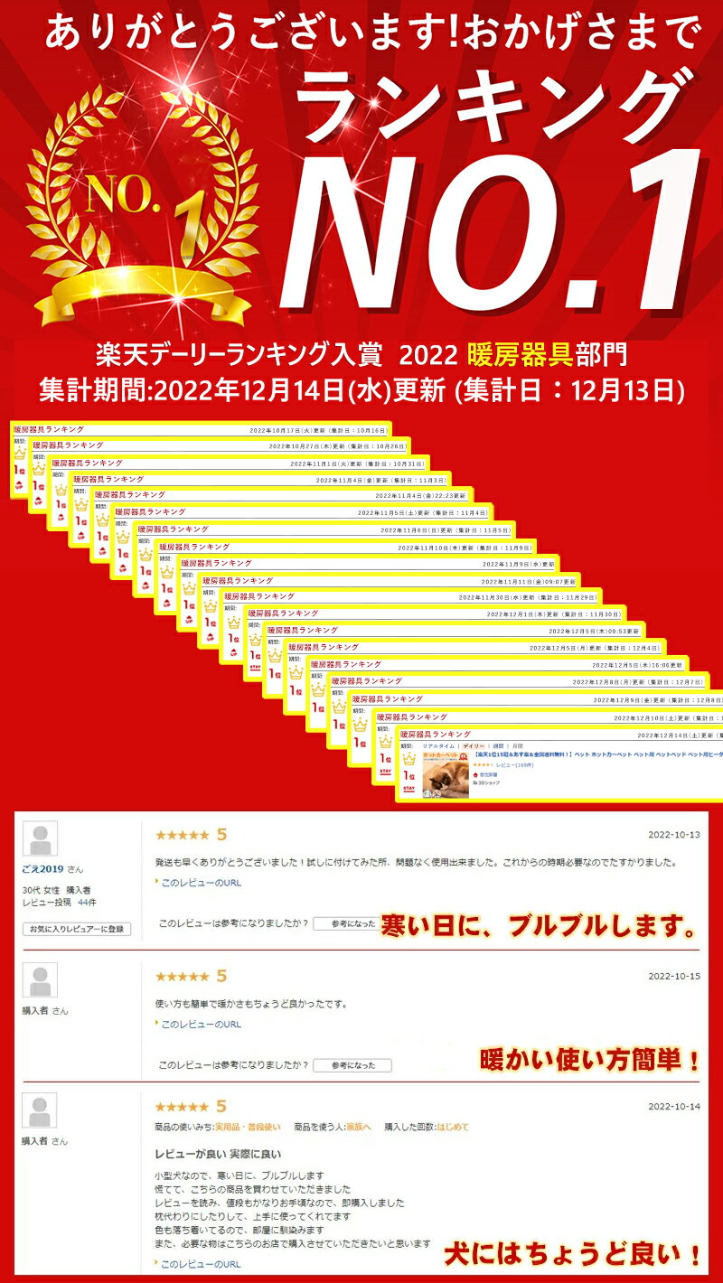 【楽天1位常連＆全国送料無料＆一年保証】ペット ホットカーペット 噛みつき防止 ペット用ヒーター 電気ヒーター ベッド 犬 猫 寝床 45*45cm/40*60cm 温度調整可 中小型動物対応 過熱保護 PSE認証済