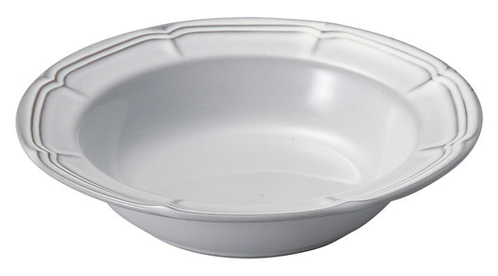 リム スープ ボウル 21.5cm ラフィネ　日本製（美濃焼）KOYO電子レンジ 食洗機 OK