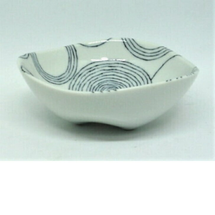 Mino Ware - 13cm 小鉢　糸つむぎ 渦日本製 美濃焼