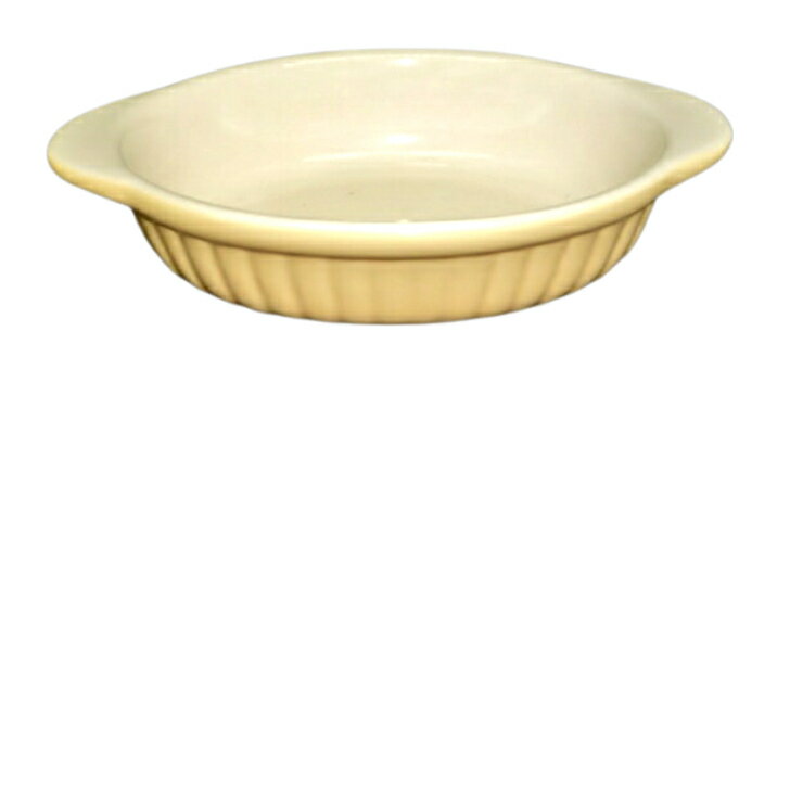 Gratin Dishes - オーバルグラタン皿（イエロー）　耐熱オーブン食器