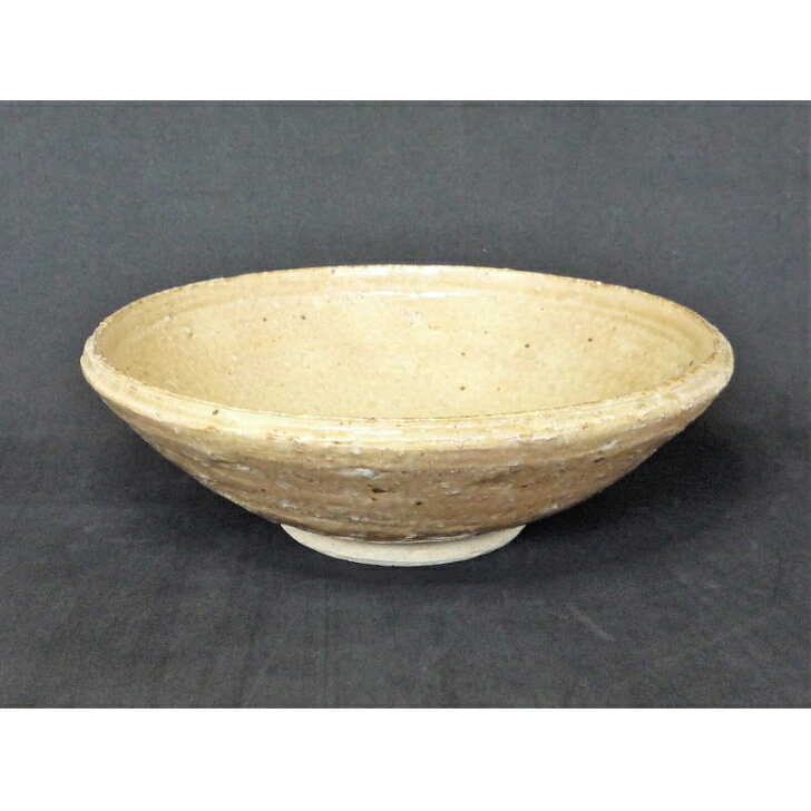 琵琶釉　六寸鉢手作り工房　麦窯