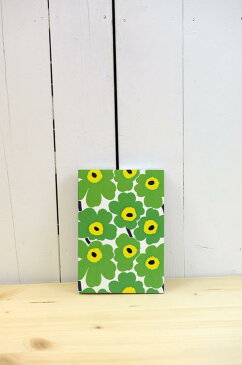 marimekko（マリメッコ）　『JOURNAL 1 NOTE』（UNIKKOノートブック）（色：グリーン×ホワイト×ライトグリーン）※国内正規取扱店02P03Dec16