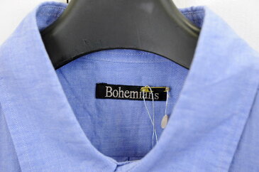 BOHEMIANS（ボヘミアンズ）『SHIRTS』 半袖カラーシャツ　色：(SAX) ※日本正規取扱店 　（送料無料）02P05Nov16