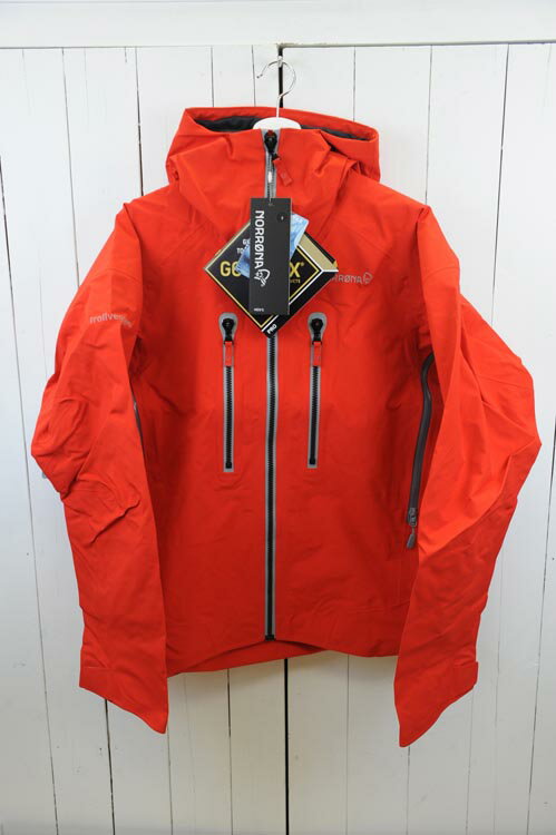 NORRONA（ノローナ）　『trollveggen Gore-Tex Pro Jacket 』（メンズ　トロールヴェゲン　ゴアテックス 　プロジャケット）（色：Crimson Kick） ※日本正規取扱店 [送料無料] 02P03Dec16