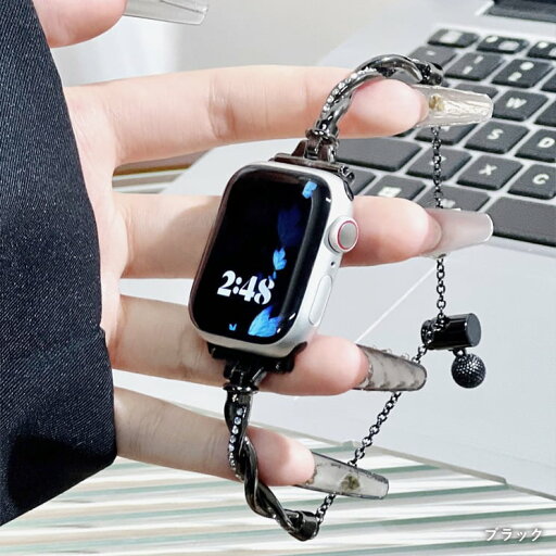 【2〜4週間で出荷】TEXTALIAN テキスタリアン アップルウォッチ バンド カトリーヌ シャイン クロス デザイン apple watch ベルト レディース 38mm 40mm 41mm 42mm 44mm 45mm 49mm SE Ultra Ultra2 ウルトラ 9 8 7 6 5 4 3 2