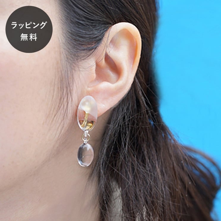 【平日5日以内に出荷】HARIO ハリオ イヤリング オーバル HAA-O-002E