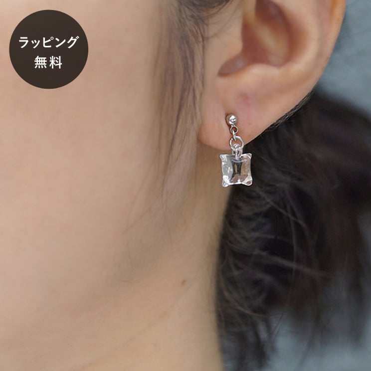 Amethyst - 【平日5日以内に出荷】HARIO ハリオ ピアス ムーンライト HAA-ML-002P