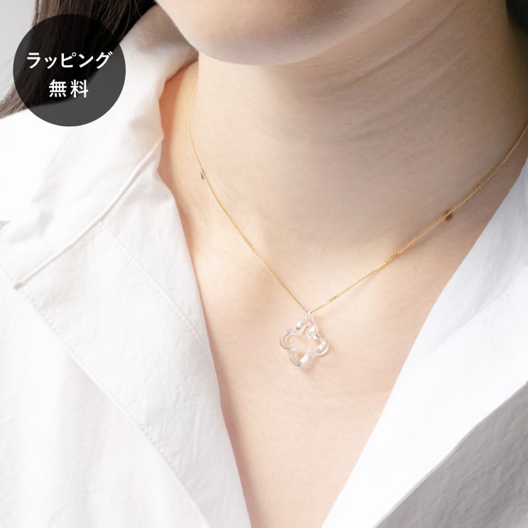 Rakuten - 【平日5日以内に出荷】HARIO ハリオ ネックレス トレフル HAP-TFB-N