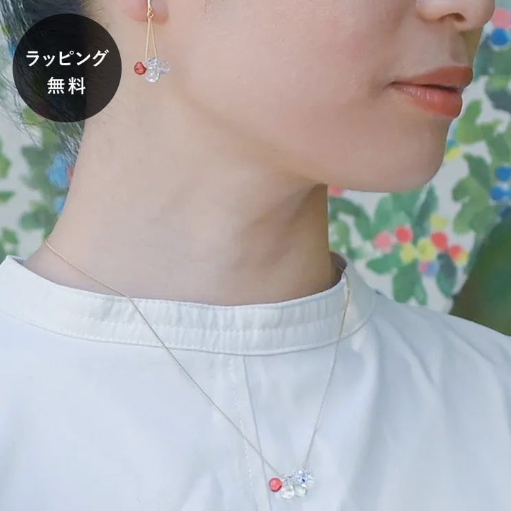 【平日5日以内に出荷】HARIO ハリオ イイダ傘店 ネックレス ブルーベリー HAII-BB-N-NF