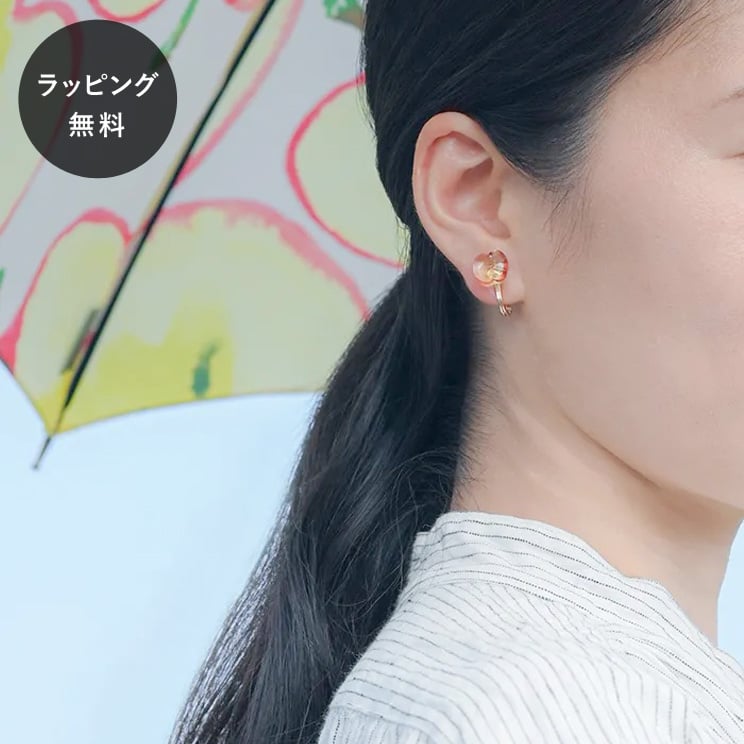 【平日5日以内に出荷】HARIO ハリオ イイダ傘店 イヤリング リンゴ HAII-RI-E-NF