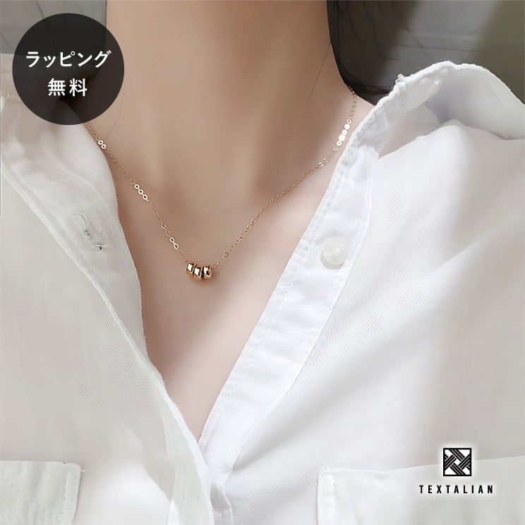 樂天商城 - 【平日3日以内に出荷】TEXTALIAN テキスタリアン シルバー 925 ネックレス ジャスミン ゴールド ニッケルフリー アレルギー対応 ブランド チェーン 細い 上品 デザイン