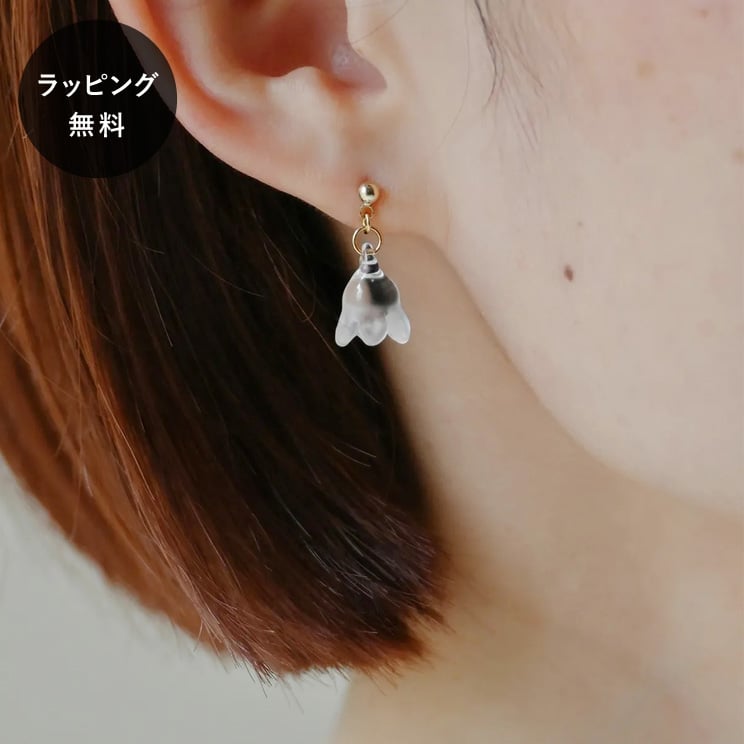 【平日5日以内に出荷】HARIO ハリオ ピアス スノーフレーク HAP-SF-P