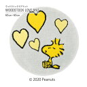 y10܂ł̂ŗcƓoׁzO}bg Xk[s[ EbhXgbNu}bg CG[ 65cm~65cm SNOOPY Woodstock love MAT X~mG SUMINOE s[ibc PEANUTS