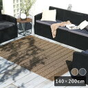 【10時までのご注文で翌営業日出荷】スミノエ HOME ラグマット ブレイド バルコニーラグ 140×200cm 防炎 透水性 耐光性 防カビ 日本製