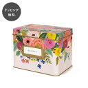 ライフルペーパー レシピボックス ジュリエットローズ Rifle Paper Co. ブリキ缶 TIN BOX フタ付き 小物入れ 収納