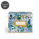 【12時までのご注文で当日出荷】ライフルペーパー レシピボックス ガーデンパーティーブルー Rifle Paper Co. ブリキ缶 TIN BOX フタ付き ...
