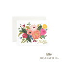 【12時までのご注文で当日出荷】ライフルペーパー カード ジュリエットサンキュー Rifle Paper Co. イラスト メッセージカード