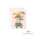 【12時までのご注文で当日出荷】ライフルペーパー カード ベビーエレファント Rifle Paper Co. イラスト メッセージカード