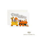 【12時までのご注文で当日出荷】ライフルペーパー カード ベビートレイン Rifle Paper Co. イラスト メッセージカード