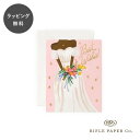 【12時までのご注文で当日出荷】ライフルペーパー カード ブライダルドレス Rifle Paper Co. イラスト メッセージカード