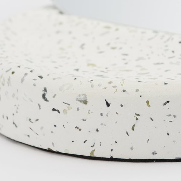 【平日7日以内に出荷】名入れ スタンドミラー&トレイ 卓上ミラー テーブルミラー 置き鏡 メイク鏡 鏡 卓上鏡 [3]