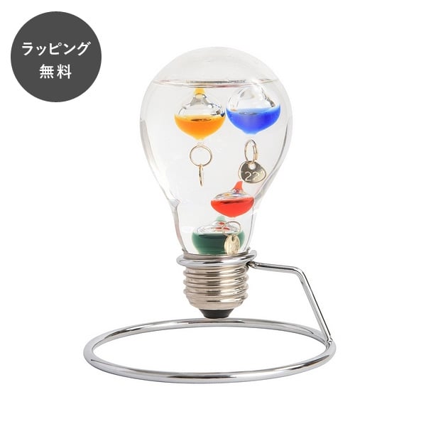【平日7日以内に出荷】ガラスフロート温度計 電球