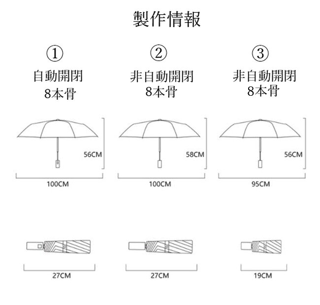 母の日 折りたたみ傘 レディース かさ 8本骨 晴雨兼用 自動開閉 UVカット オシャレ...