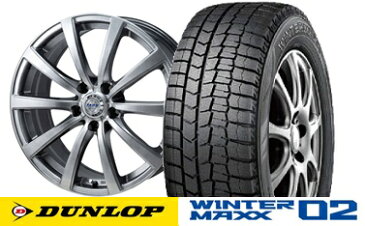 【ヴォクシー＆ノアにおすすめ】ダンロップ　WINTER　MAXX　WM02　195/65R15ZACK　JP110　15インチSET